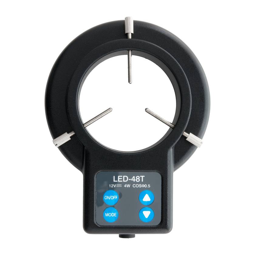 LW Scientific ILL-LEDV-R483 LED Ring Light, 48 Bulb - Front View