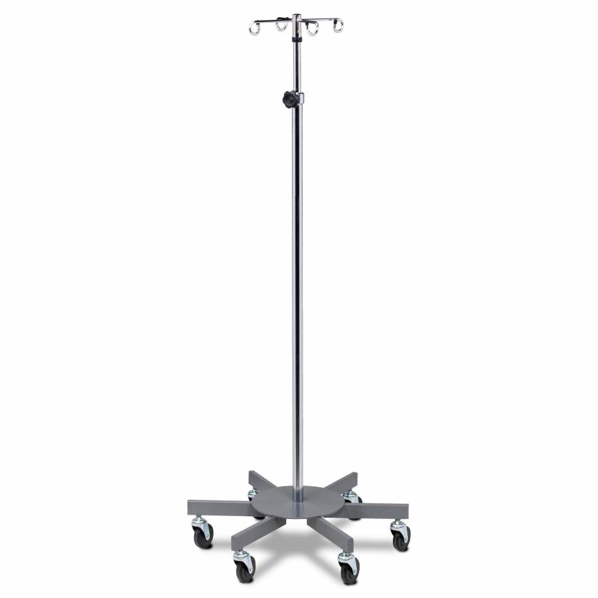 Clinton Six Leg Base Infusion Pump Stand