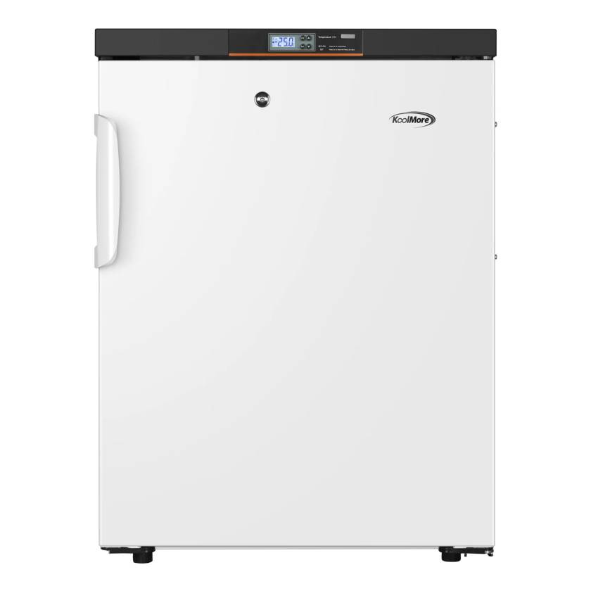 Koolmore KM-PHF-4C Undercounter Medical Pharmacy Freezer with 3 Shelves, Foam Door, 3.7 Cubic Feet - Front View