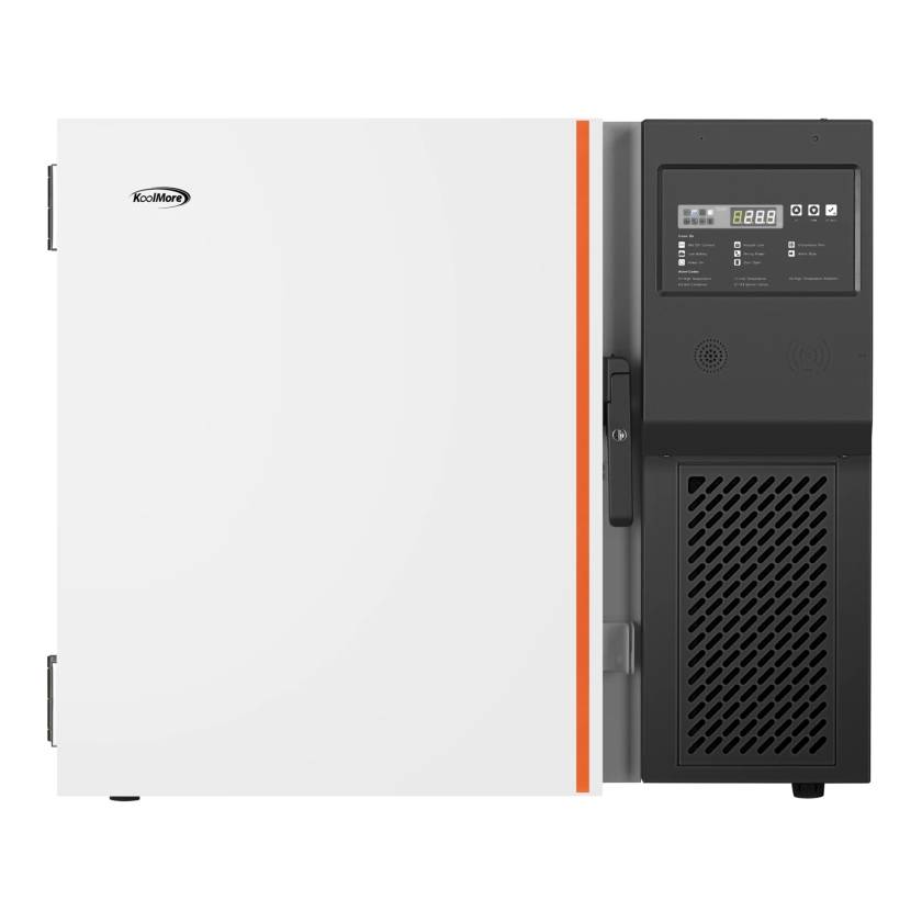 Koolmore KM-PHF-4CUL Ultra Low Temperature Undercounter Medical Freezer with 1 Shelf, Foam Door, 4 Cubic Feet - Front View