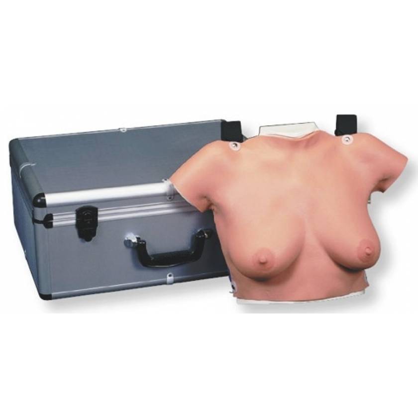 Wearable Breast Self-Exam Model with Carrying Case