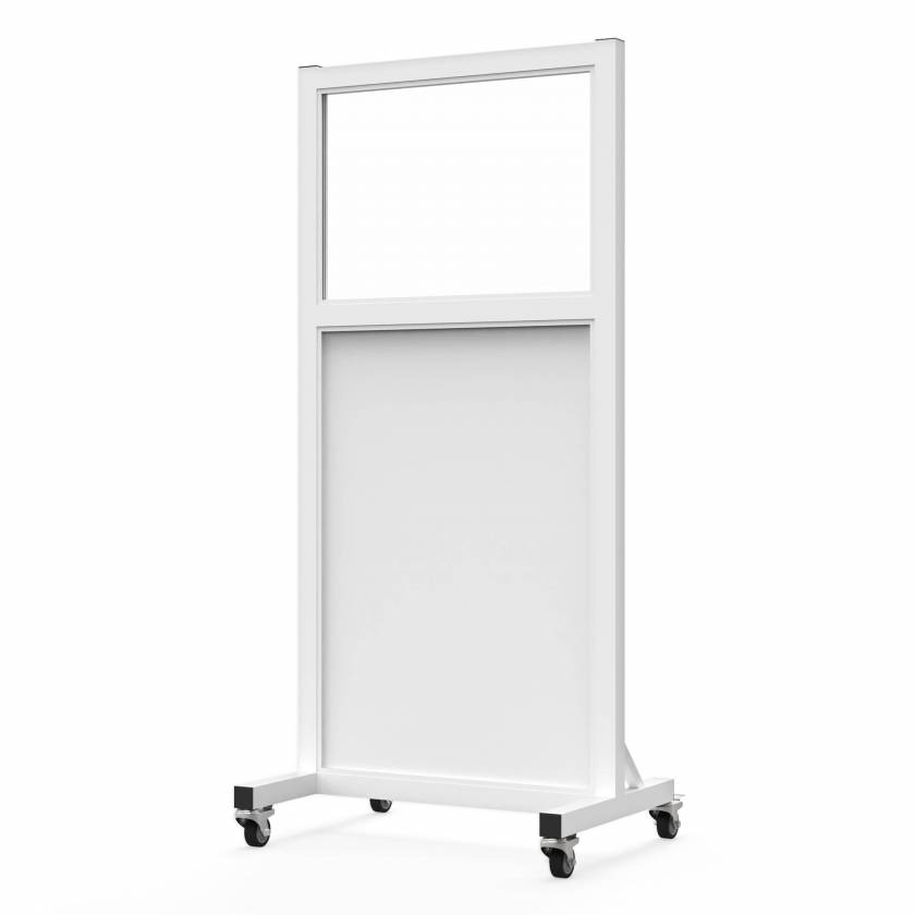 Phillips Safety LB-2430 Mobile Lead Barrier - Glass Window Size 24" H x 30" W