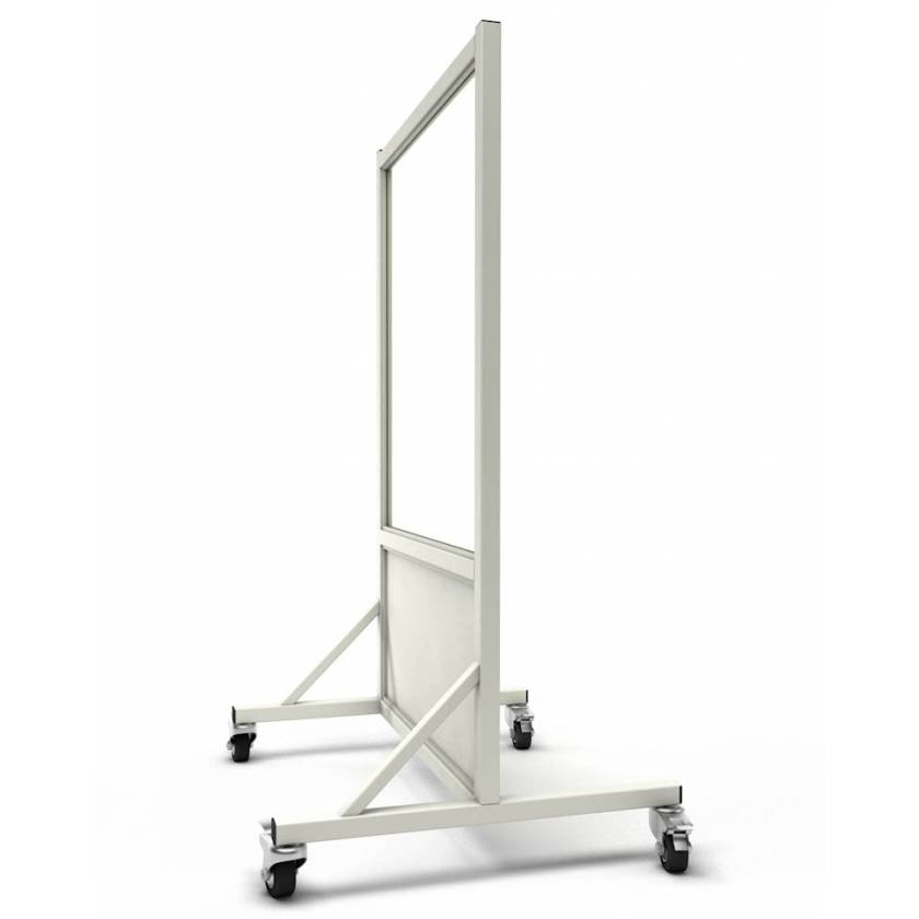 Phillips Safety LB3036 Mobile Lead Barrier Glass Window 30"Wx36"H