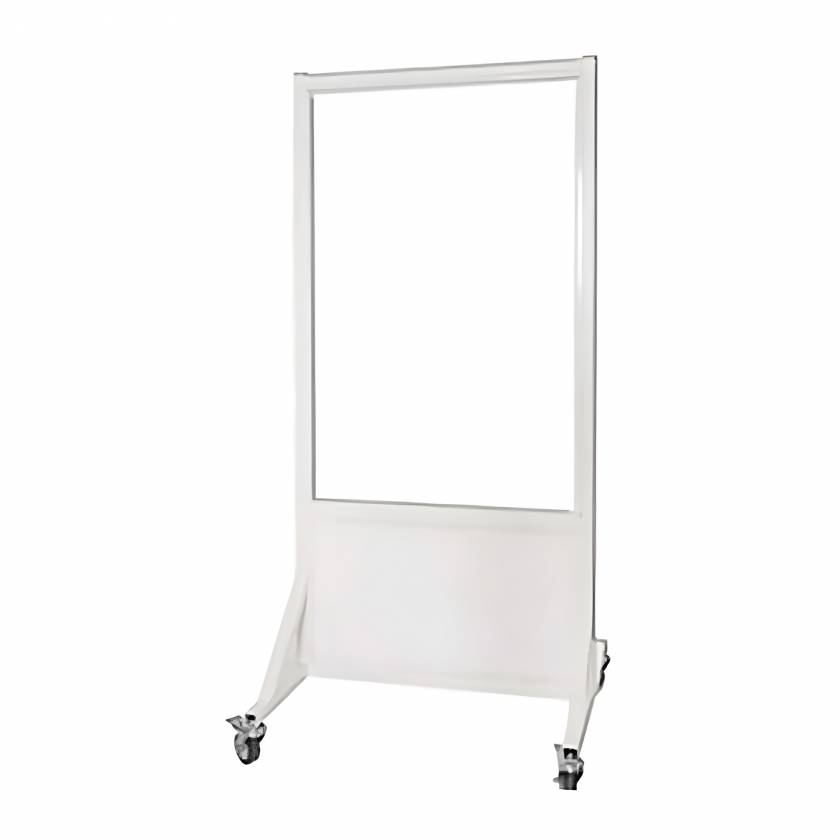 Phillips Safety LB-3048-MRI-ACR MRI Safe Mobile Lead Barrier - Acrylic Window Size 48" H x 30" W