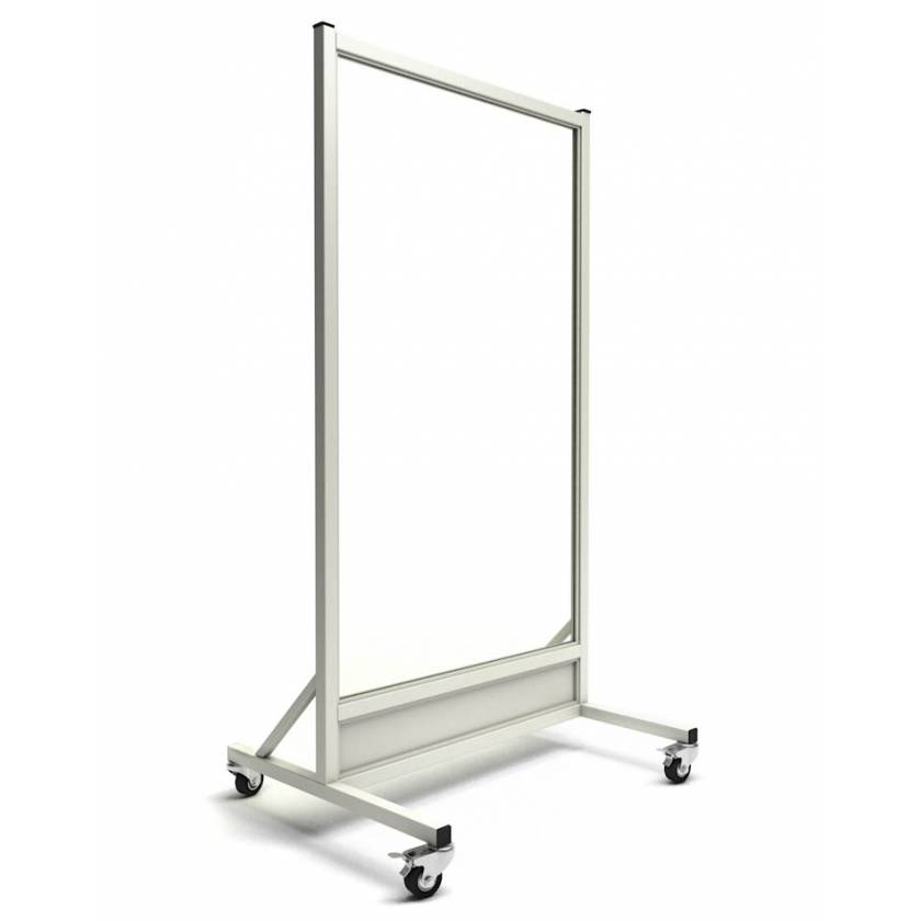 Phillips Safety LB-3060-ACR Mobile Lead Barrier Acrylic Window Size 60" H x 30" W