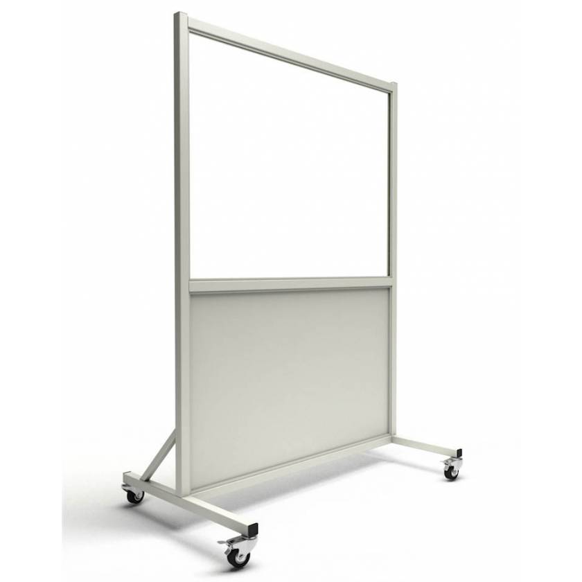 Phillips Safety LB-3648-MRI MRI Safe Mobile Lead Barrier Glass Window Size 30" H x 48" W