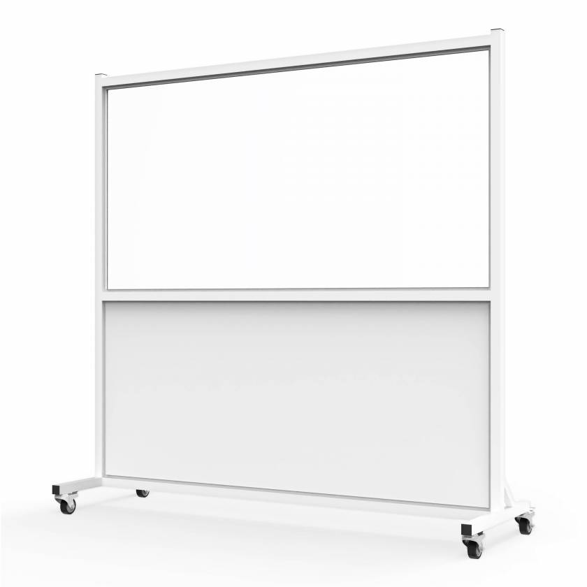 Phillips Safety LB-3672-ACR Mobile Lead Barrier - Acrylic Window Size 36" H x 72" W