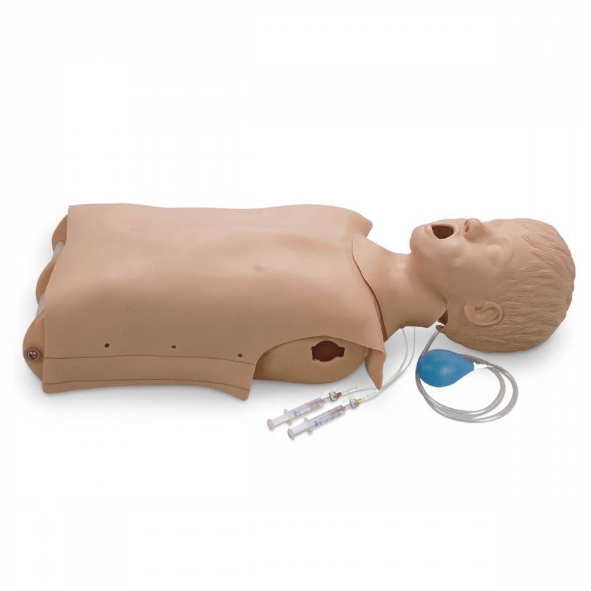 Nasco LF03663 Life/form Basic Child CRiSis Trainer Torso with Advanced Airway Management 