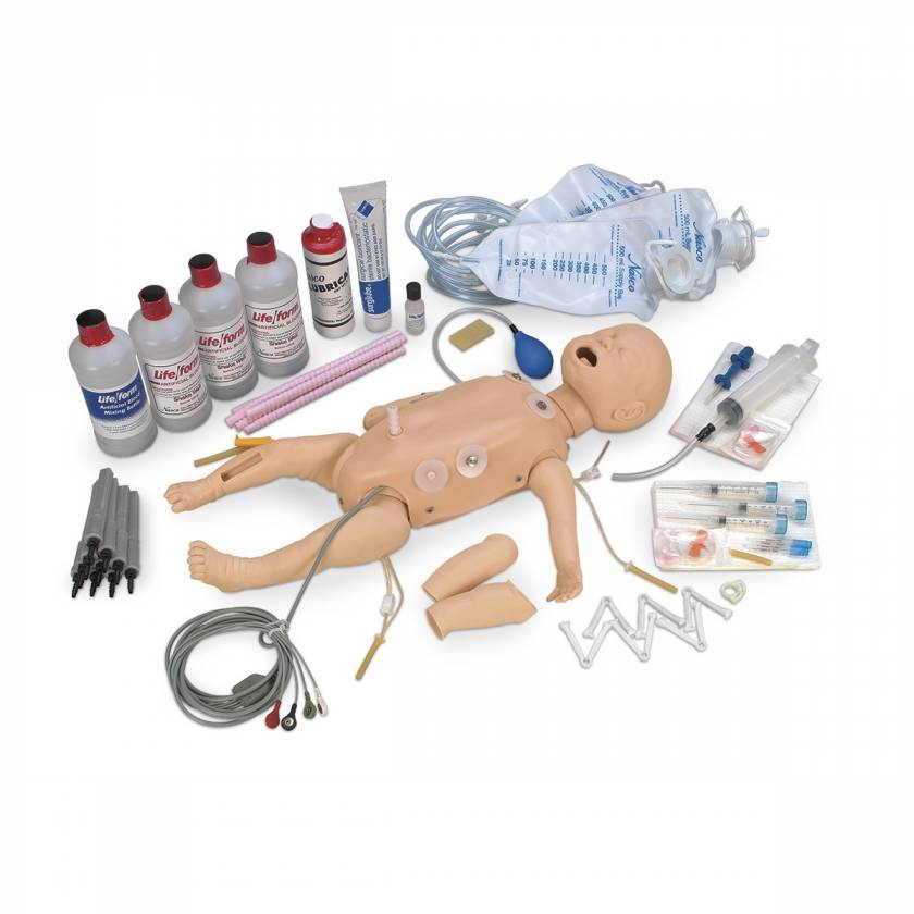 Life/form Deluxe Complete Infant CRiSis Manikin with Interactive ECG Simulators 