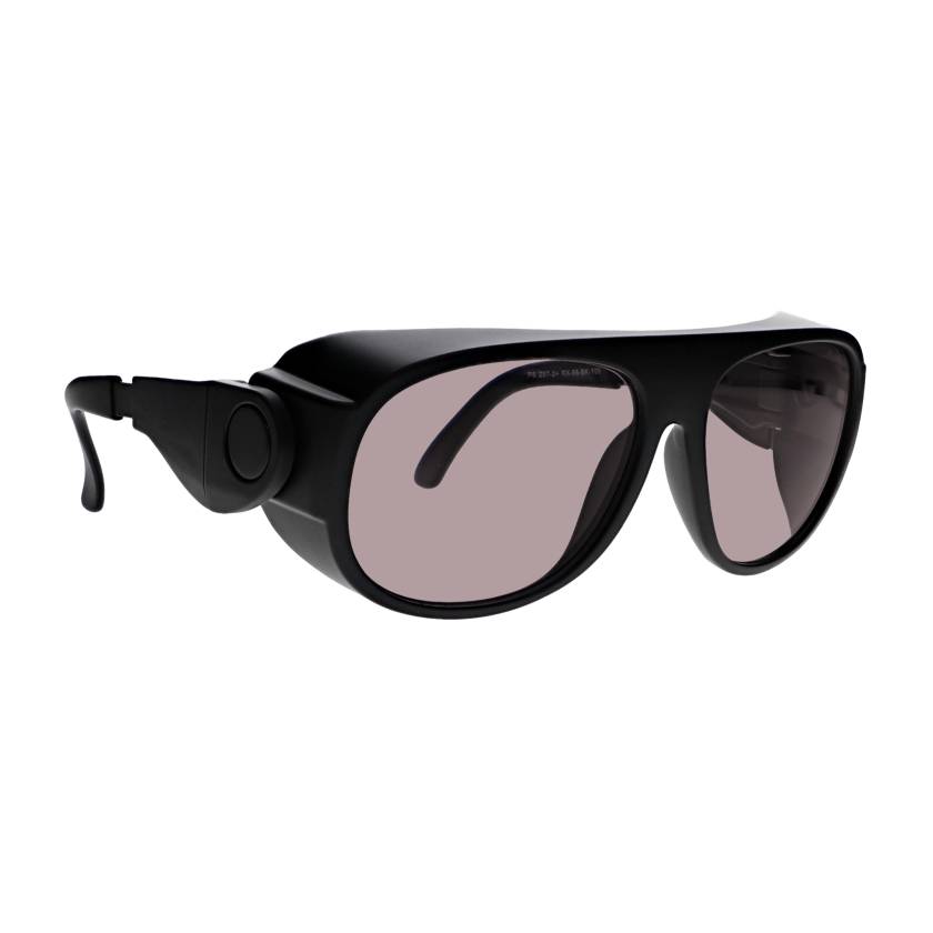 Phillips Safety LS-NDY-66 NDY Laser Safety Glasses - Model 66, Black, Right Angled View