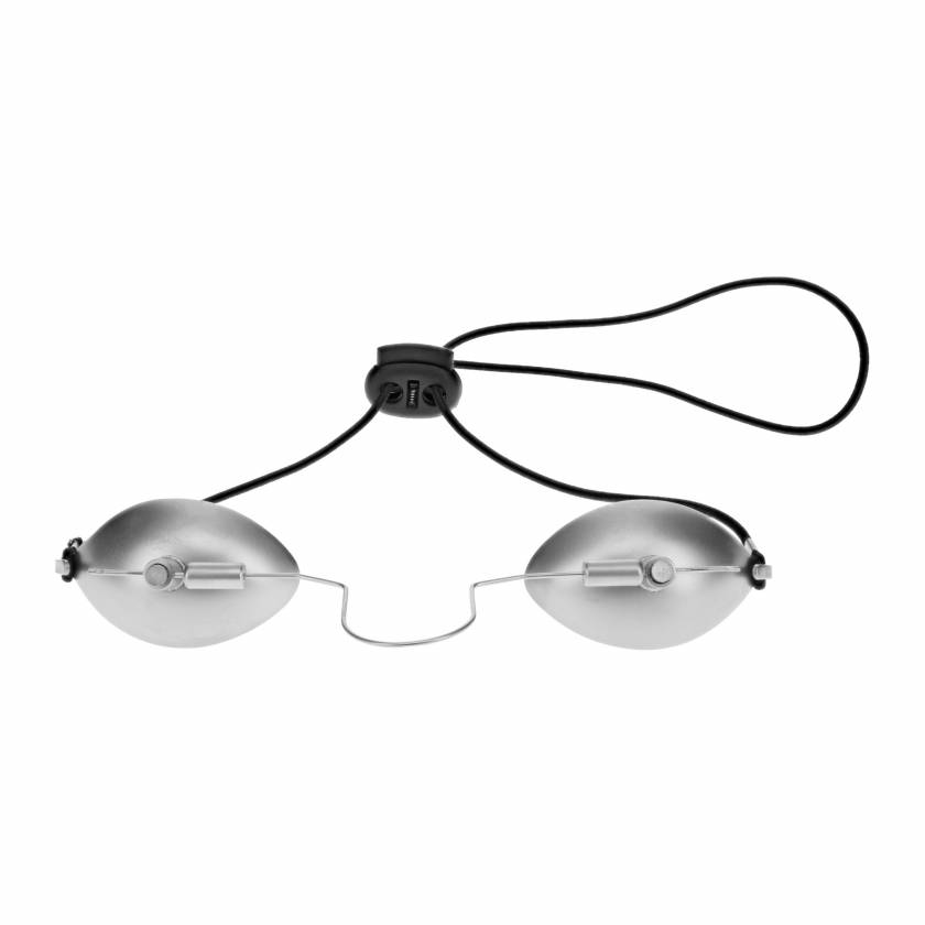 Phillips Safety LS-PREM-ADJ-BO Premium Adjustable Patient Blockout Glasses - Front View