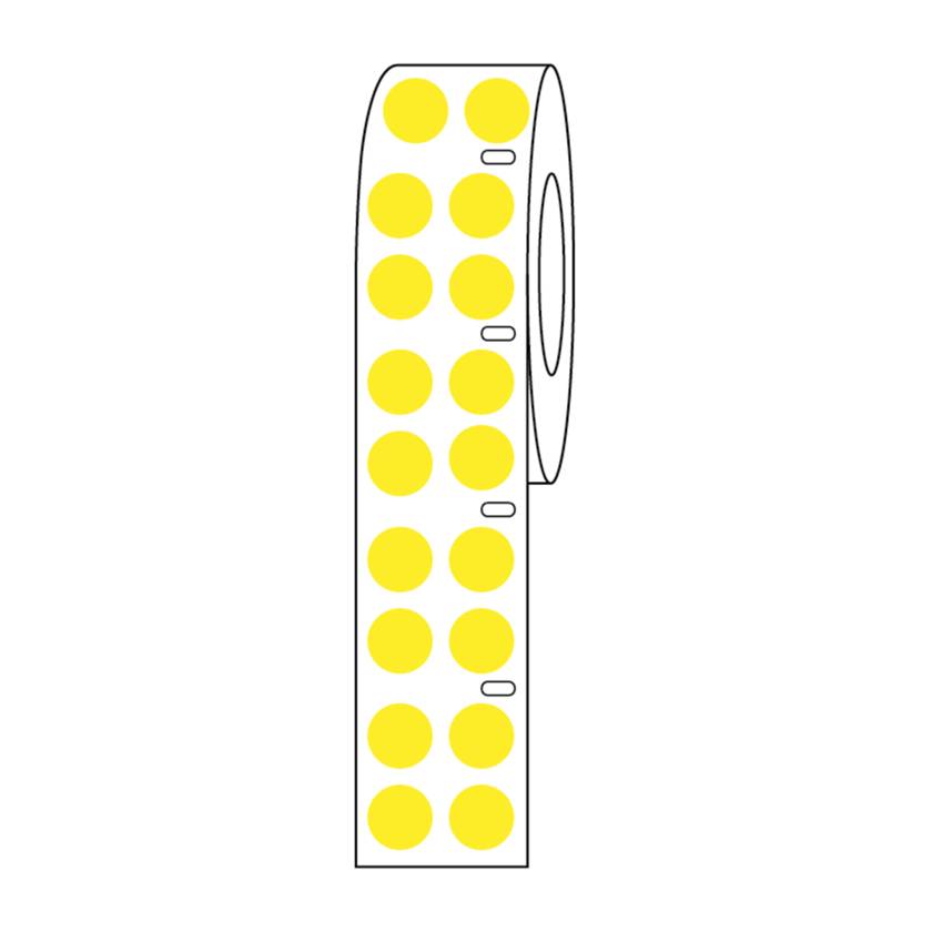 Label Roll, Cryo, Direct Thermal, 51x19mm, for Large Tubes, Racks and Boxes, Orange main image 1