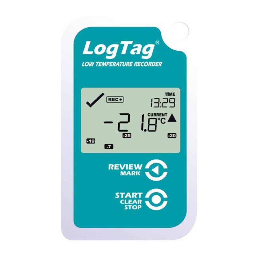 Thermco LTTREL3016USB USB Ultra-Low Temperature Data Logger with LCD Display - Front View