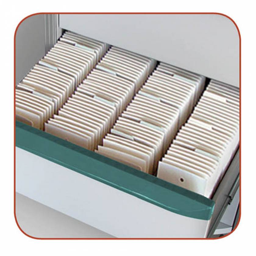 Capsa MSeries M4PC 4Drawer Punch Card Medication Cart