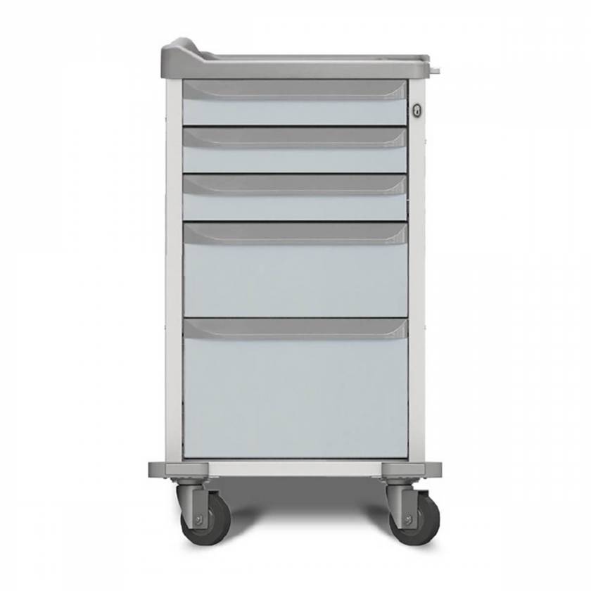 Capsa M-Series M2 Treatment Cart with 5 Drawers (D311), Key Lock