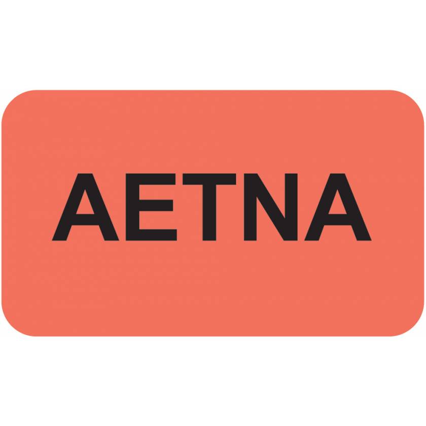 AETNA Label - Size 1 1/2"W x 7/8"H