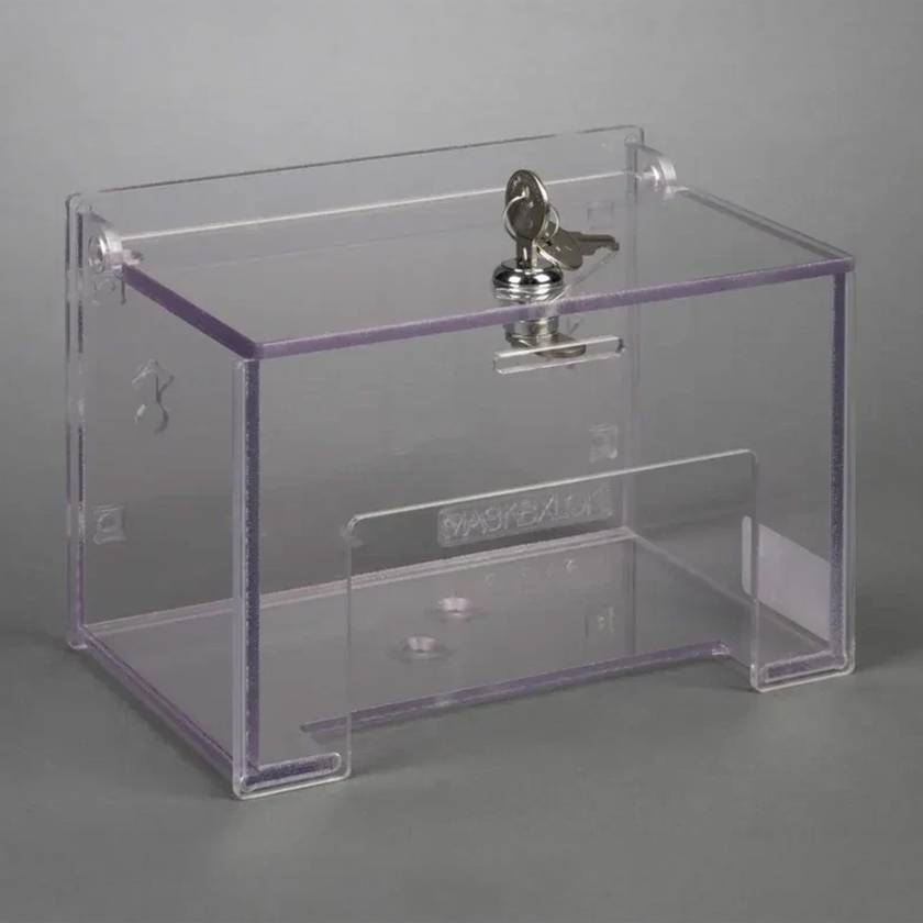 Poltex MASKBXLOK1 Locking Mask Box Holder - 1 Box Capacity