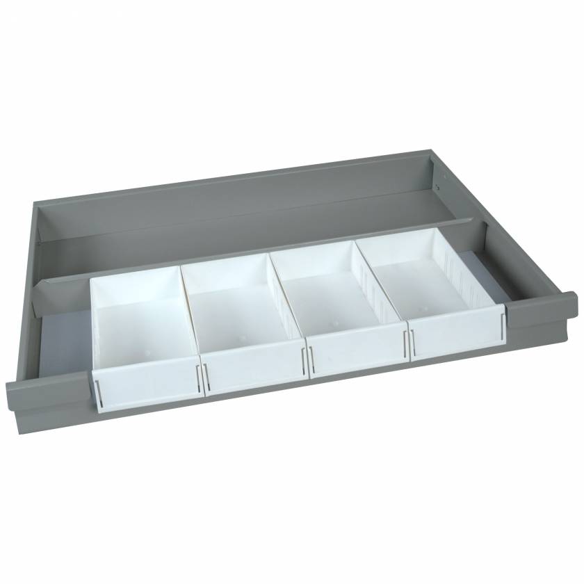 Harloff SL28BIN5EKC Standard 28 5" MedBins Medication Cart