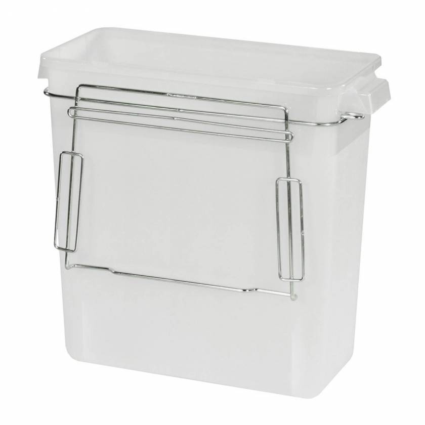 Harloff MR-3GWASTE 3 Gallon Plastic Waste Container without Cover for MR-Conditional Cart.