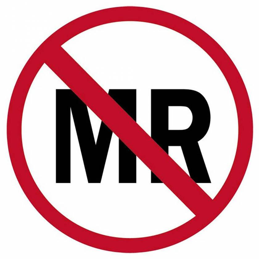 Z&Z Medical MRI Warning Sticker MR Unsafe