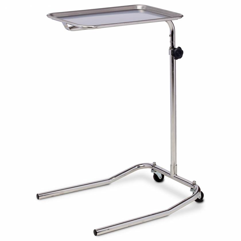 Clinton MS-23 Single Post Stainless Steel Mayo Stand