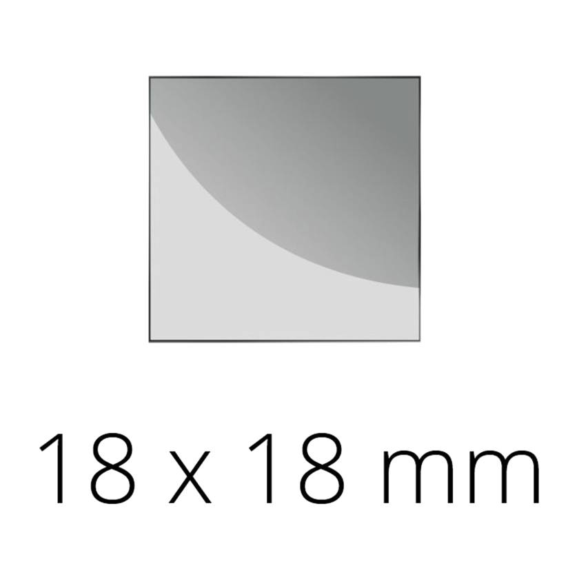 LW Scientific MSS-C100-1818 Microscope Cover Glass - 18 mm x 18 mm (Pack of 100)