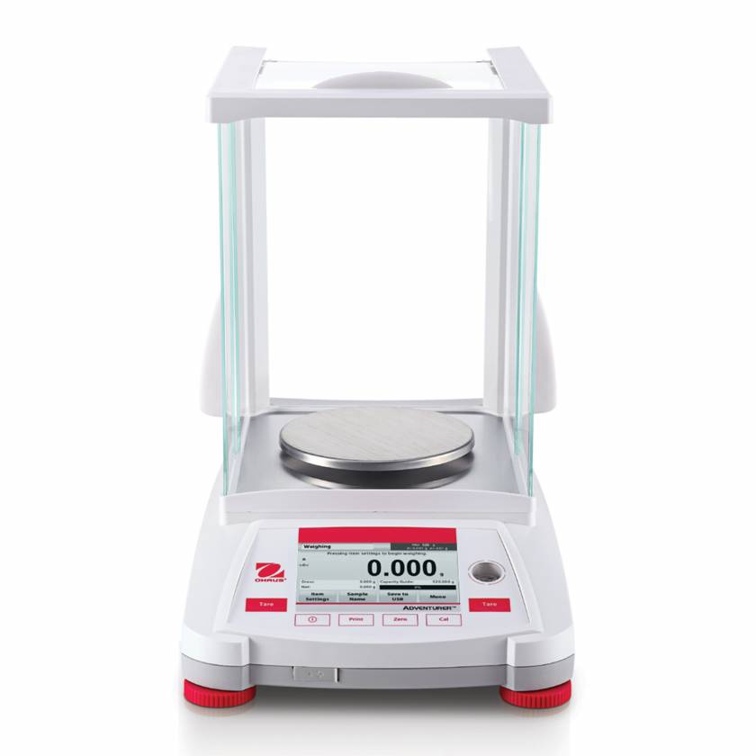 OHAUS Adventurer™ Precision Balance with Draftshield, NTEP Certified - Front View