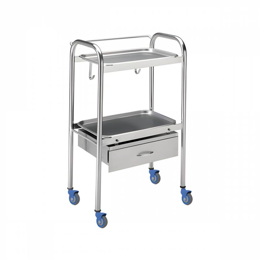 Pedigo P-1100-SS Anesthesia Cart with One Drawer