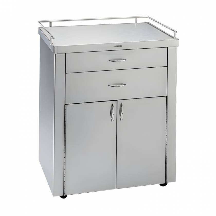 Pedigo P-5091 Anesthesia & Treatment Cabinet With Two Drawers (UMI Model P-5091-SS)