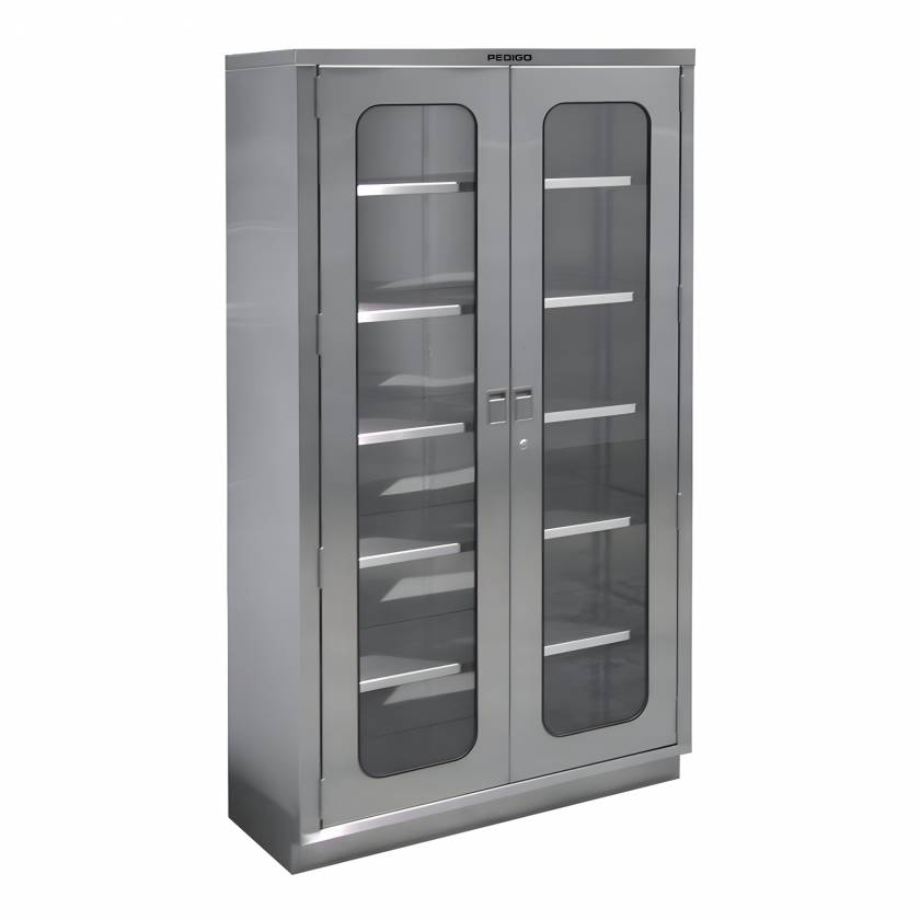 Pedigo P-8230 Free Standing Flat Top Operating Room Cabinet 47" W x 18" D x 84" H