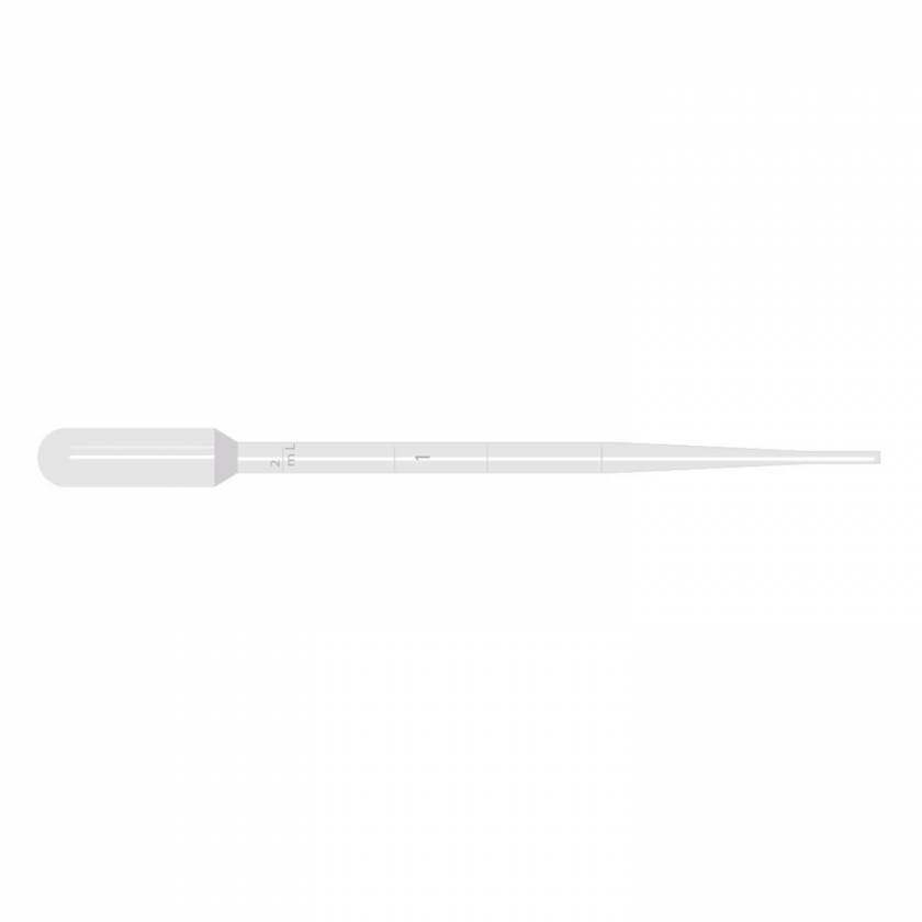 5mL Transfer Pipette - Blood Bank, Graduated to 2mL, 155mm Length