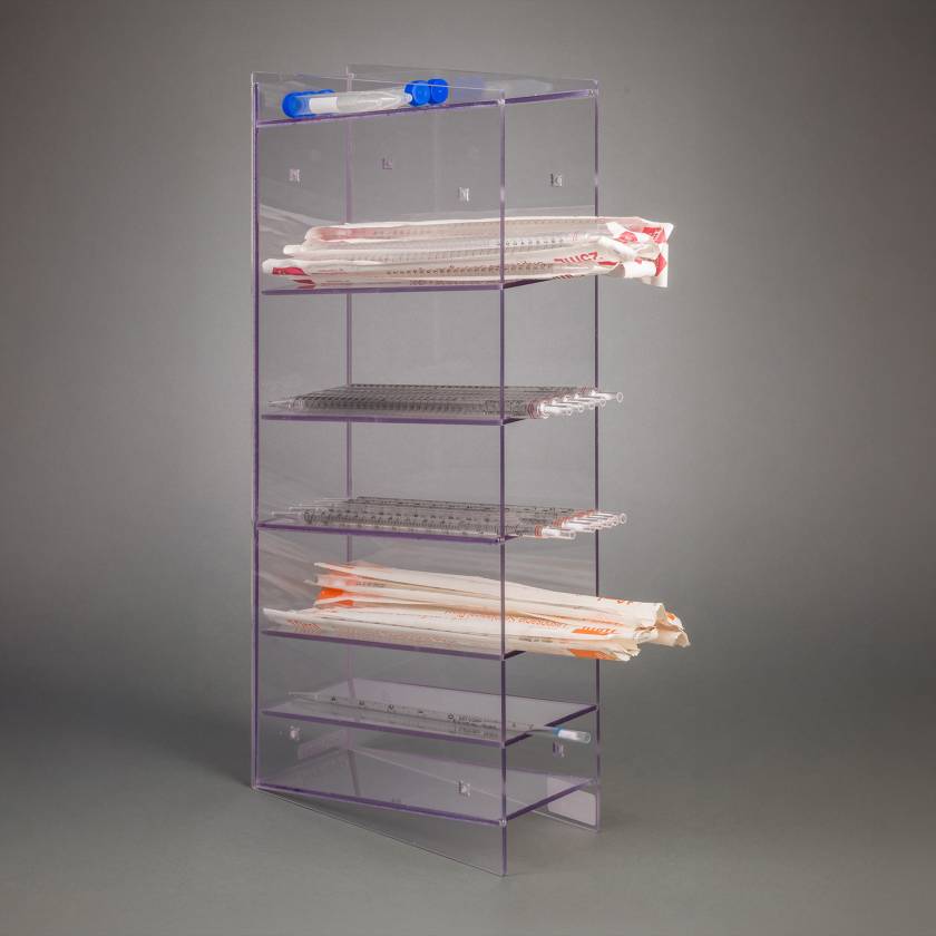 Poltex PGSERPIP6 Serological Pipette Holder, 6 Pocket - Without Bracket, Countertop (Pipettes are Not Included)