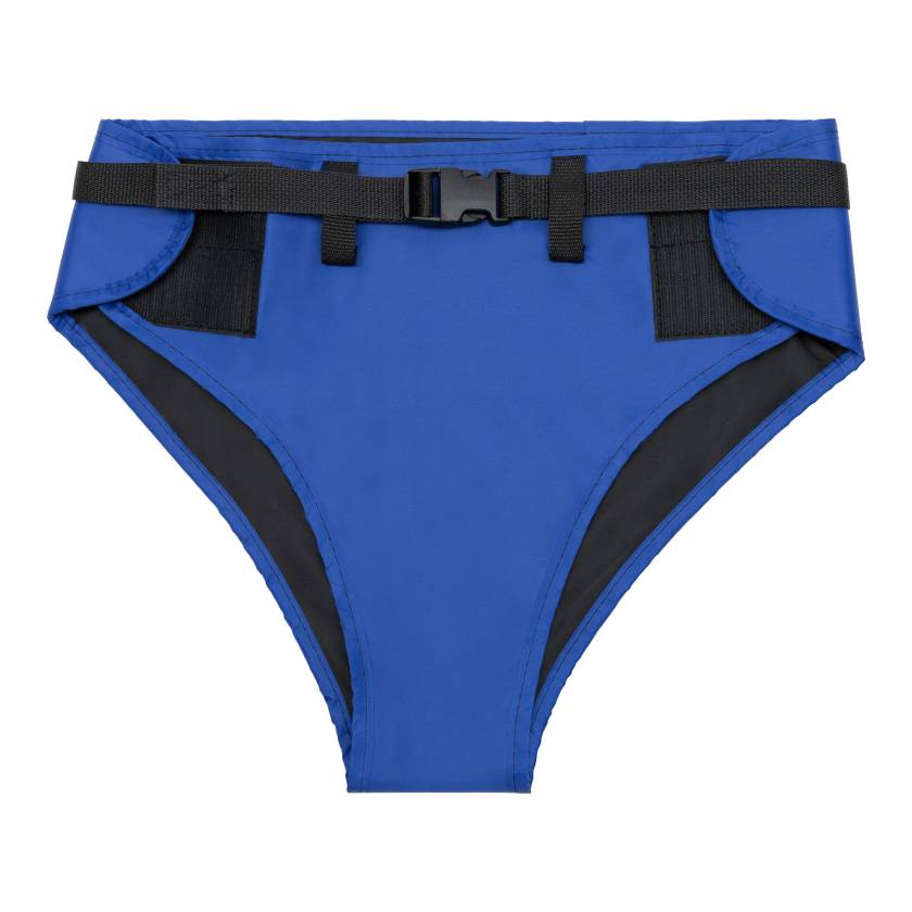 Phillips Safety Gonad/Ovarian Diaper, Royal Blue - Front
