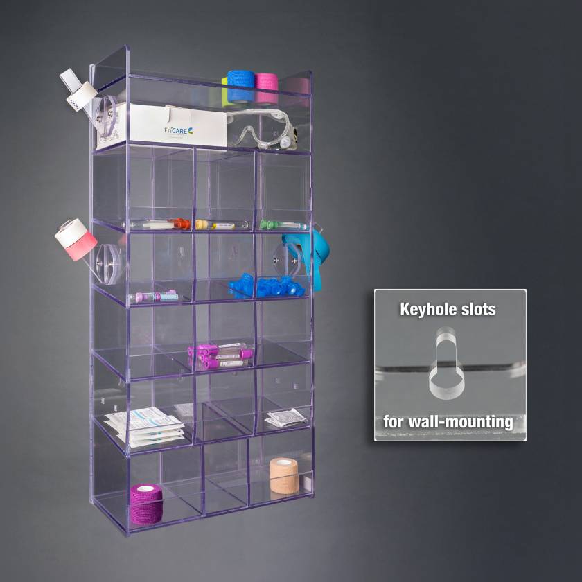 Poltex PHLEBSTATMONST-W Phlebotomy Super Station, Wall Mount (Supplies are Not Included)