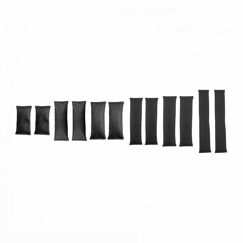 Phillips Safety PPS-KIT2-BK Flexible Vinyl Sandsock, 12-Piece Kit - Black