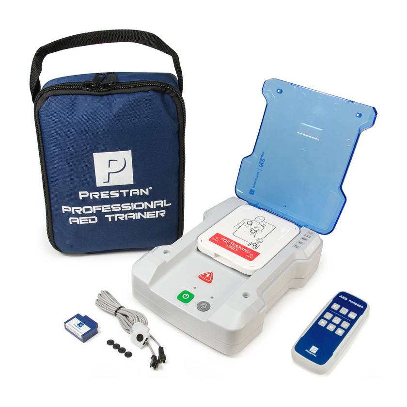 Prestan Professional AED Trainer PLUS Kit, Single Unit with Remote