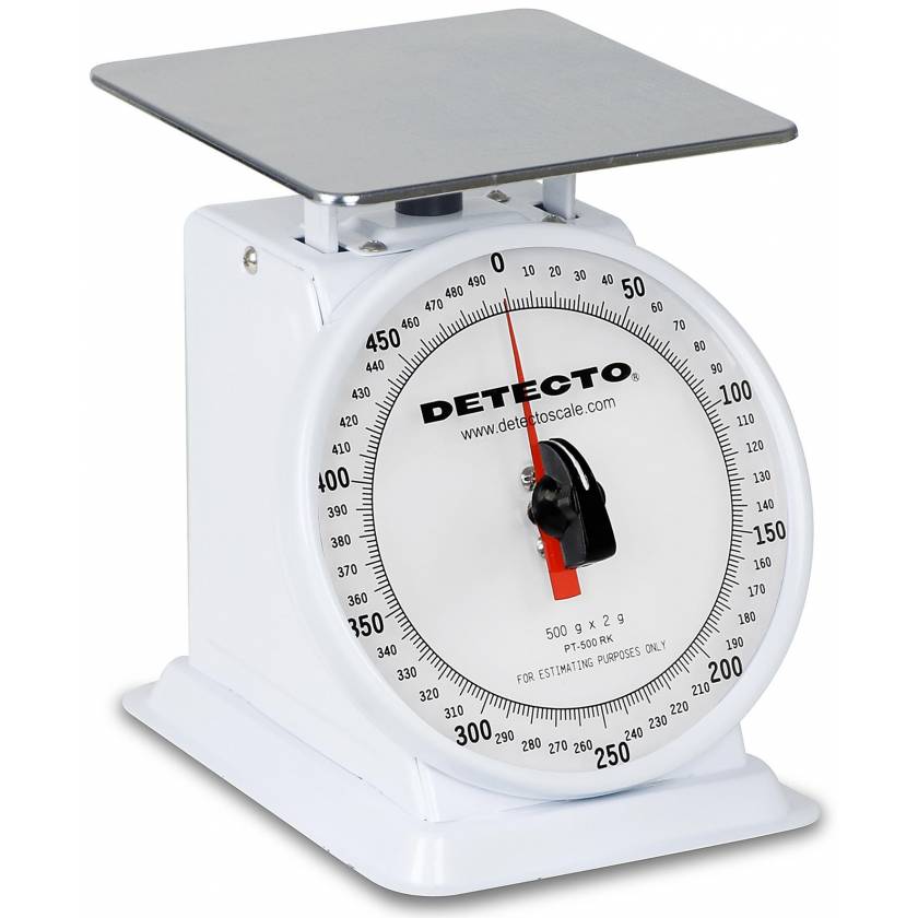 Detecto PT-500RK Top Loading Rotating Dial Scale Enamel Finish 500