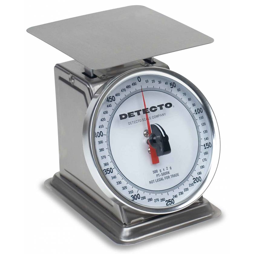 Top Loading Rotating Dial Scale - Enamel Finish - 5.75 x 5.75 Platform -  1000 Gram Capacity