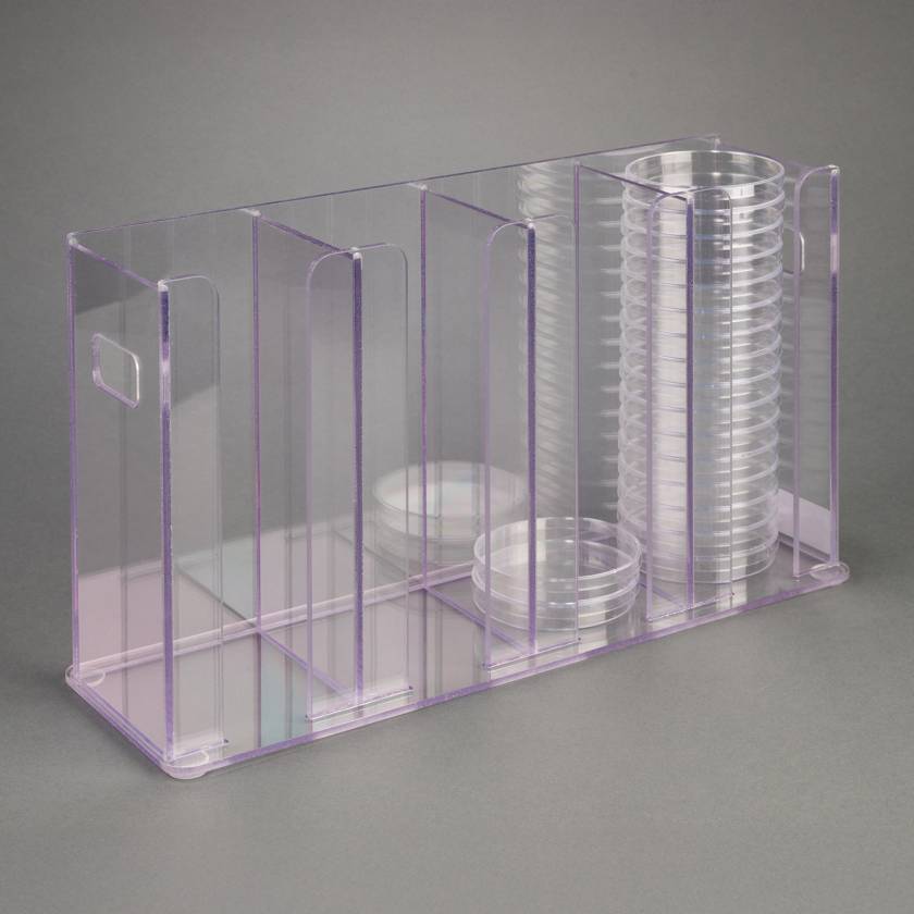 Poltex PTR4 Petri Dish Dispenser, 4 Slot (Petri Dishes are Not Included)
