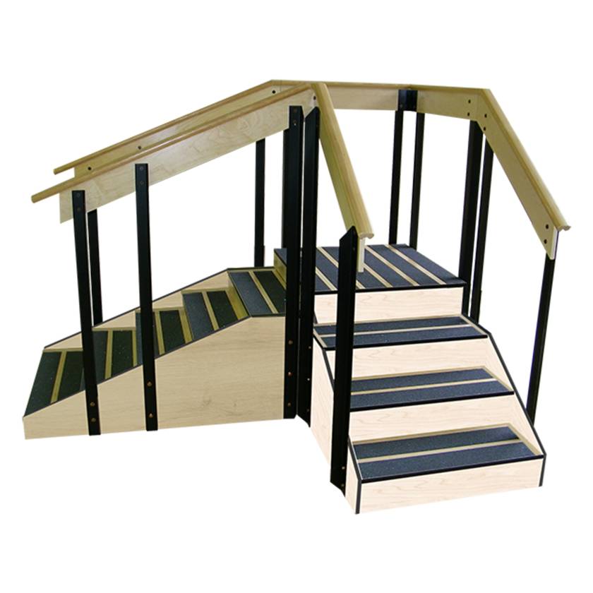 Pivotal Health Solutions PTST-005-WHR Convertible Rehabilitation Staircase