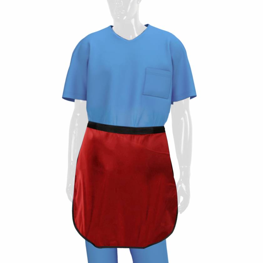 Quickship Radiation Lightweight Lead LapGuard Half Lead Apron