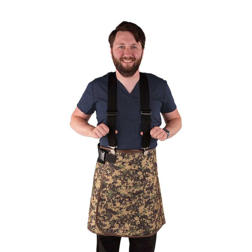 Phillips Safety RA-USUSP Universal Apron Suspenders for Lead Apron Skirts - Front (Lead Apron Skirt is Sold Separately)