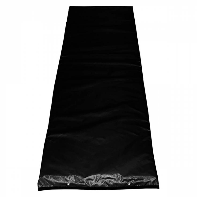 Standard Radiolucent X-Ray Table Pad with Grommets - Black Techno-Tuff Vinyl 72" L x 23.25" W