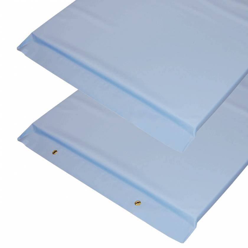 Economy Standard Radiolucent X-Ray Table Pad - Light Blue Vinyl 72" L x 23.25" W