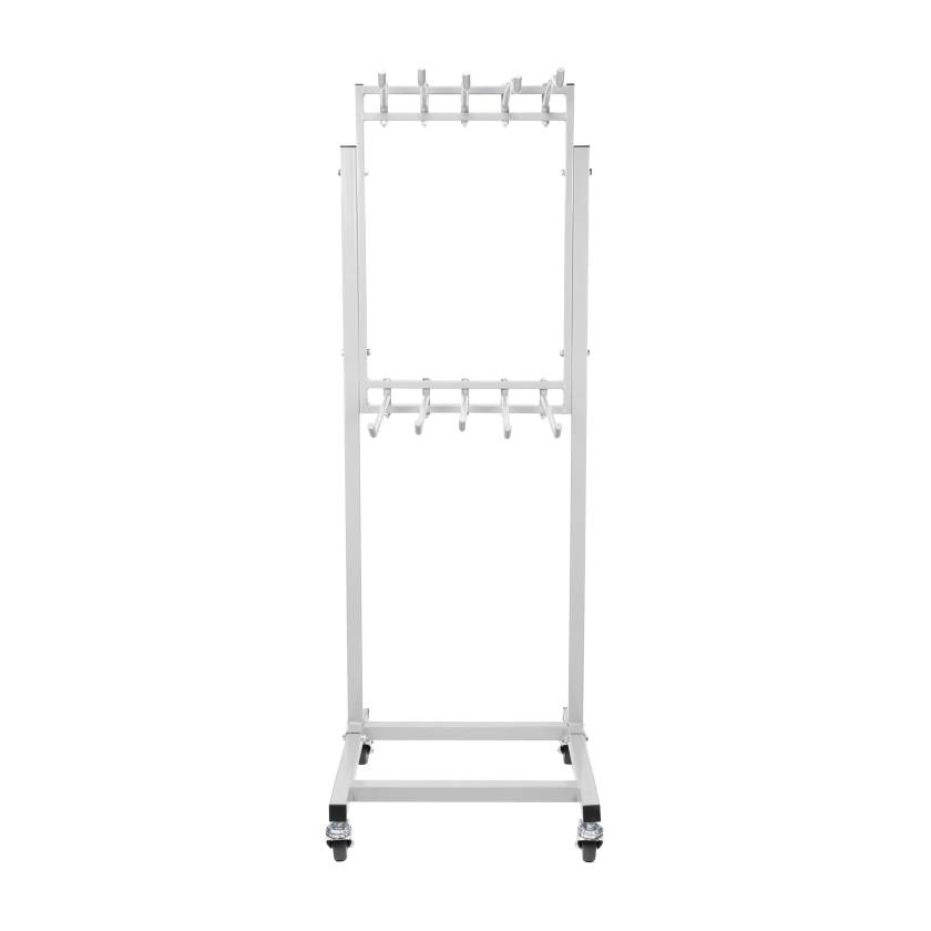 Phillips Safety RAR-MVSR5 Vest and Skirt Mobile Apron Rack, Front View