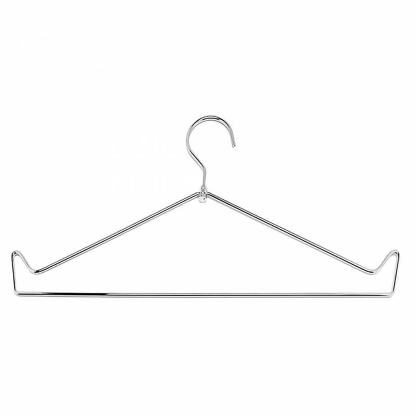 Open Top Chrome Wire Apron Hanger