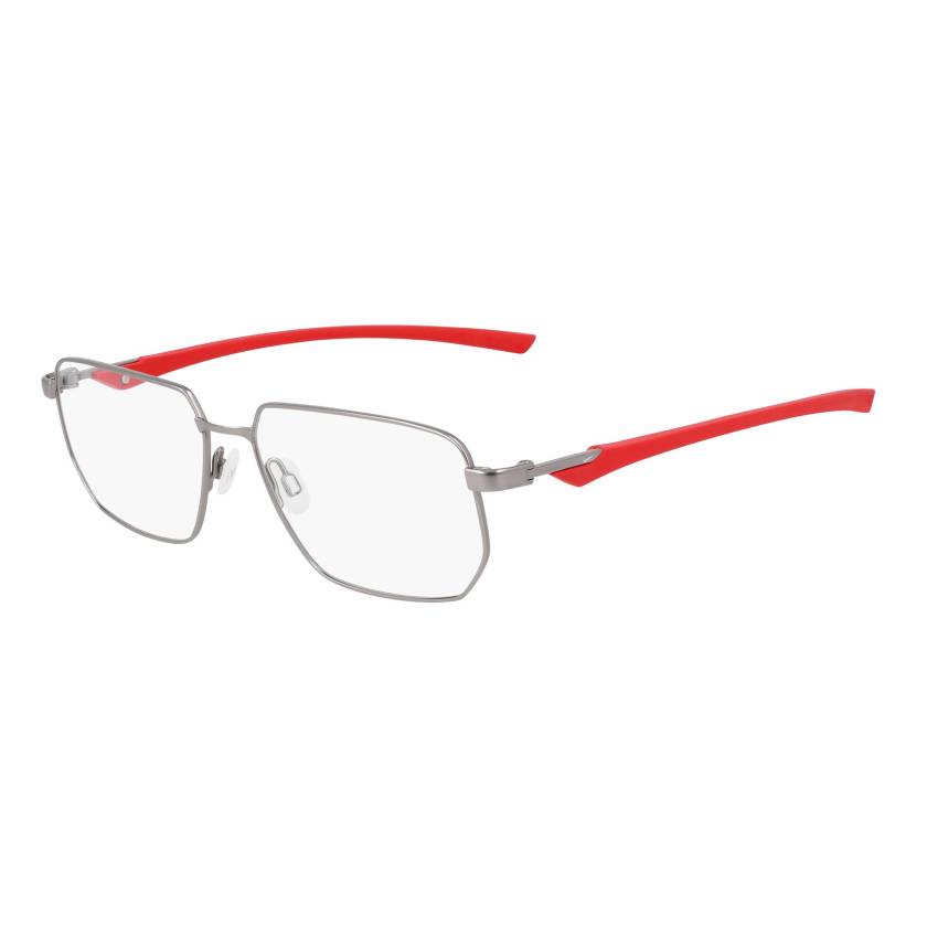 Phillips Safety Nike 4317 Radiation Glasses, Frame Size 55-14-145 - Satin Gunmetal/University Red 076-55