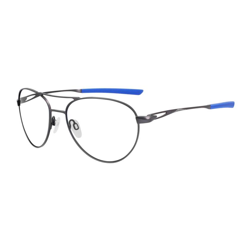 Phillips Safety Nike Ace Driver I Radiation Glasses - Satin Gunmetal/Blue EV24043-993