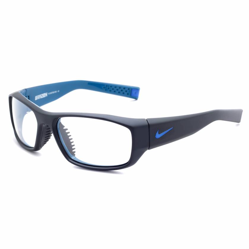 Nike Brazen Radiation Glasses - Matte Black Military Blue EV0758-049