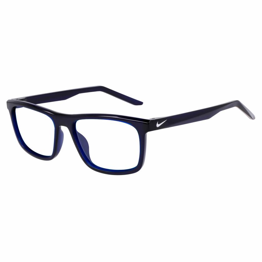 Phillips Safety Nike Embar Radiation Glasses - Navy IU4638XN-410-56 (Left Angle View)
